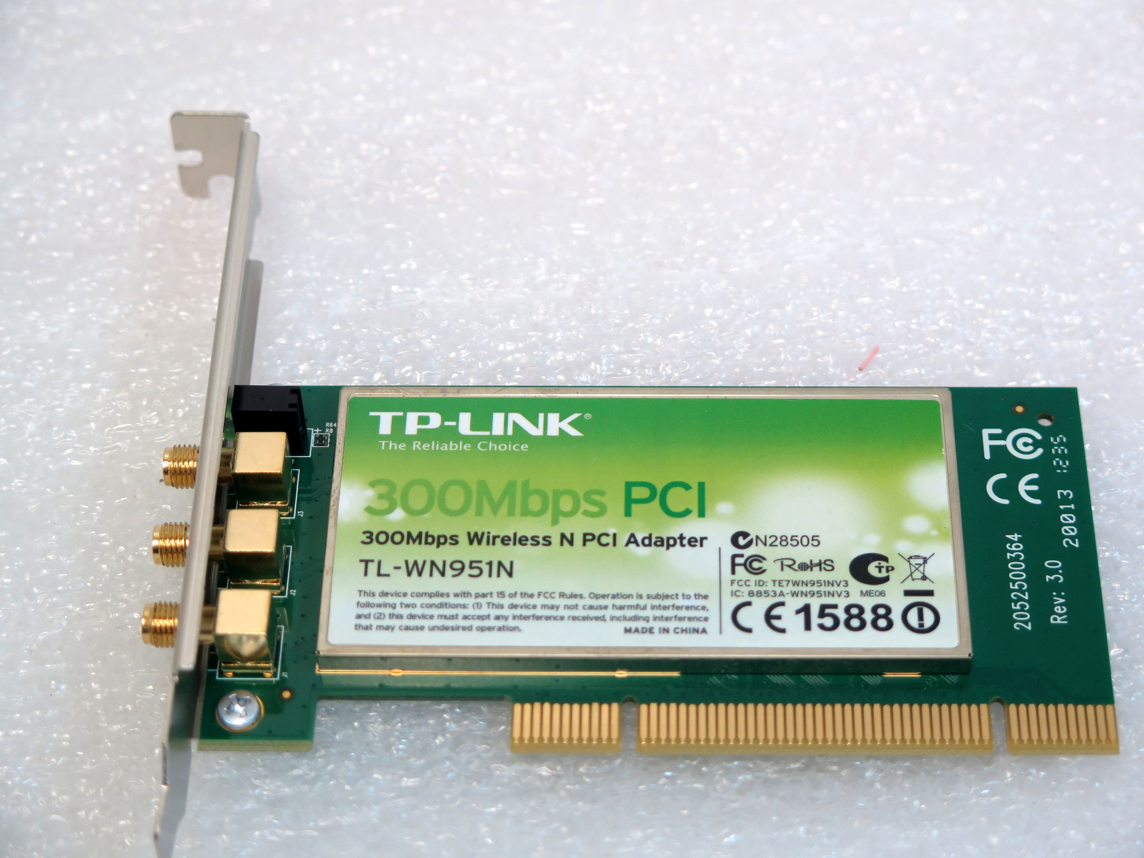 TP-Link TL-WN951N 300Mbps Wireless N PCI Adapter - Computer Media - BMI ...